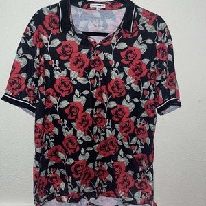 Fashion nova men Rose Tee Shirt